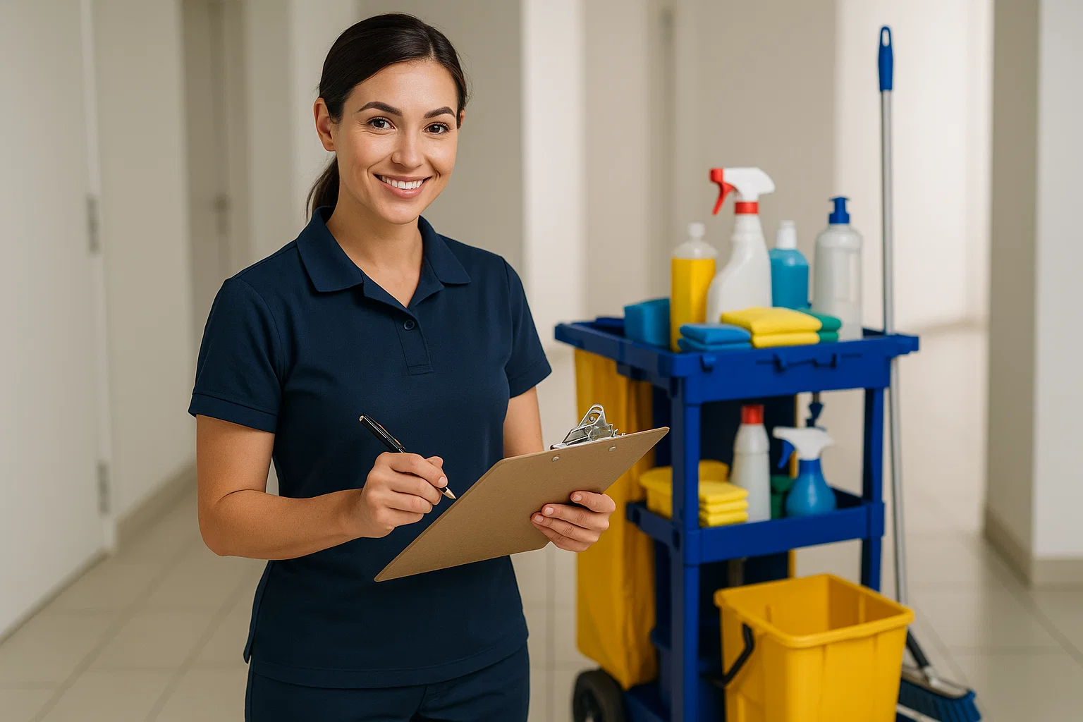 Équipe d’un commerce local préparant un service sur le terrain.
